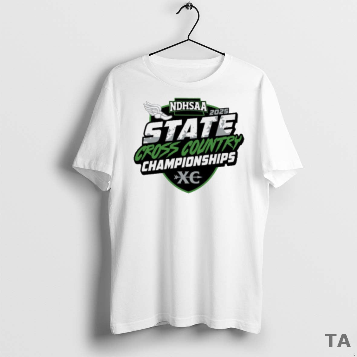 Top Funny Ndhsaa State Cross Country Championships State Meet 2025 Fan Gear Logo
