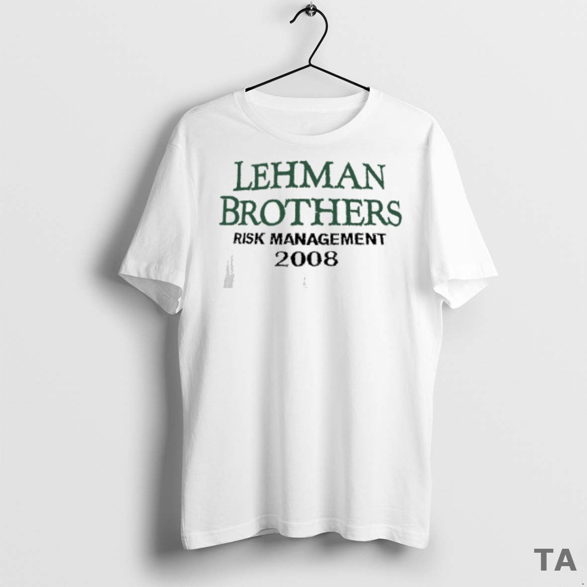 Top Lehman Brothers Risk Management 2008 T Shirt Sweater