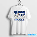 Top Los Angeles Baseball Blue Team Spooky Season Cute Tshirts Sweater