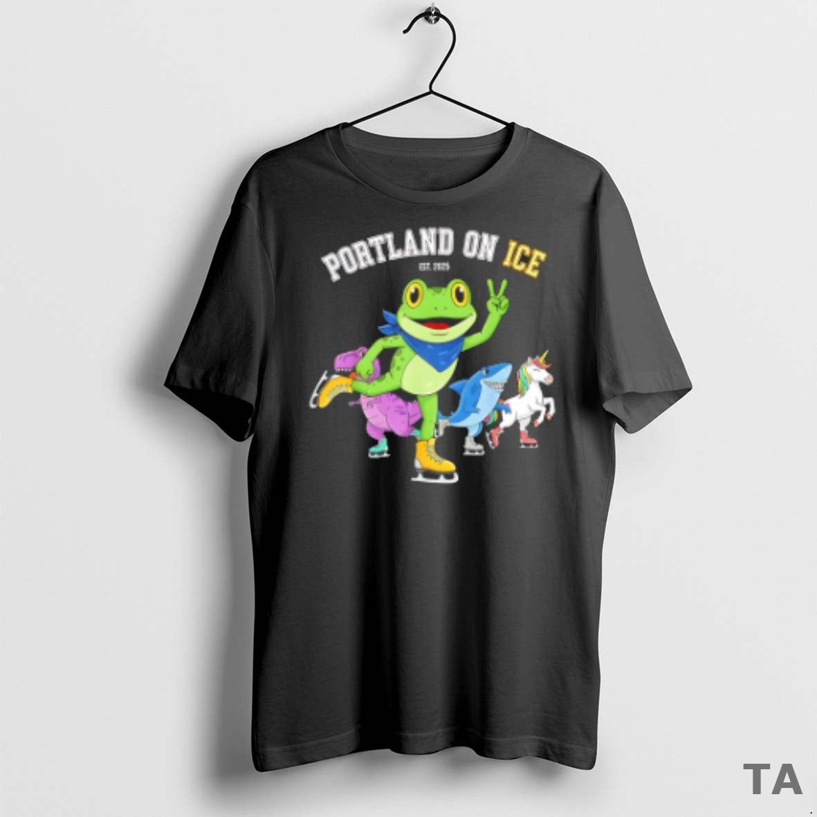 Top Portland On Ice Portland Frog Protest T Shirt Sweater