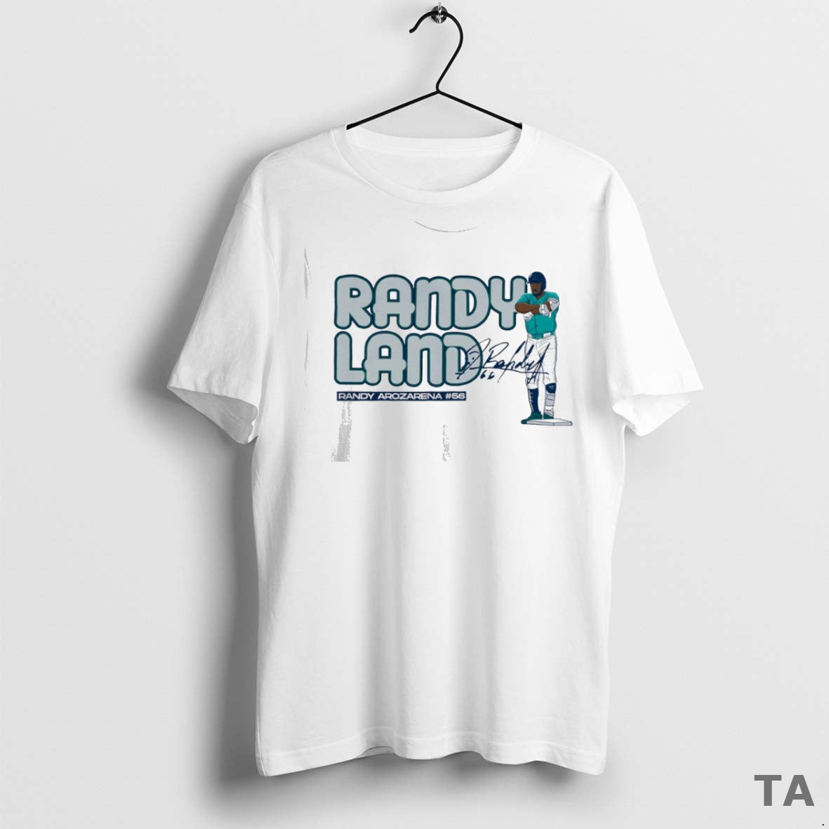 Top Randyland Seattle Mariners Randy Arozarena 56 Signature T Shirt Sweater
