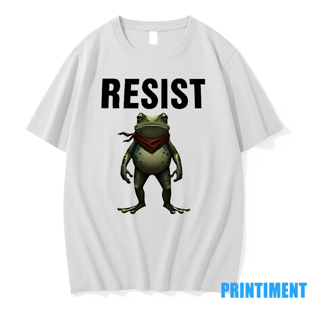 Top Resist Red Bandana Frog Tshirts Sweater