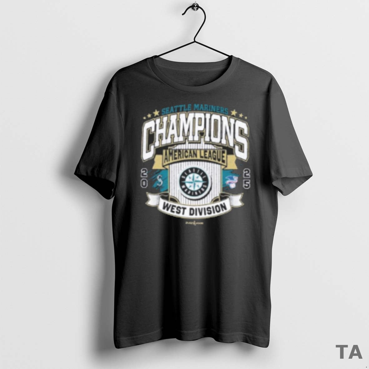 Top Seattle Mariners Champions American League West Division 2025 Seize The Moment Vintage Fanart