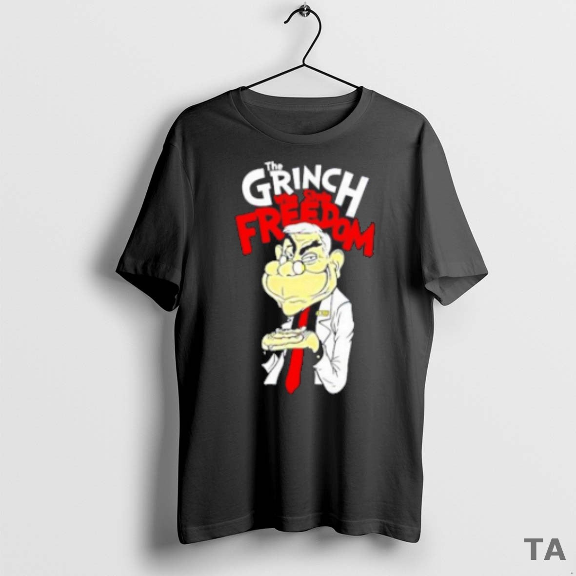 Top The Grinch Who Stole Freedom Anti Fauci T Shirt Sweater