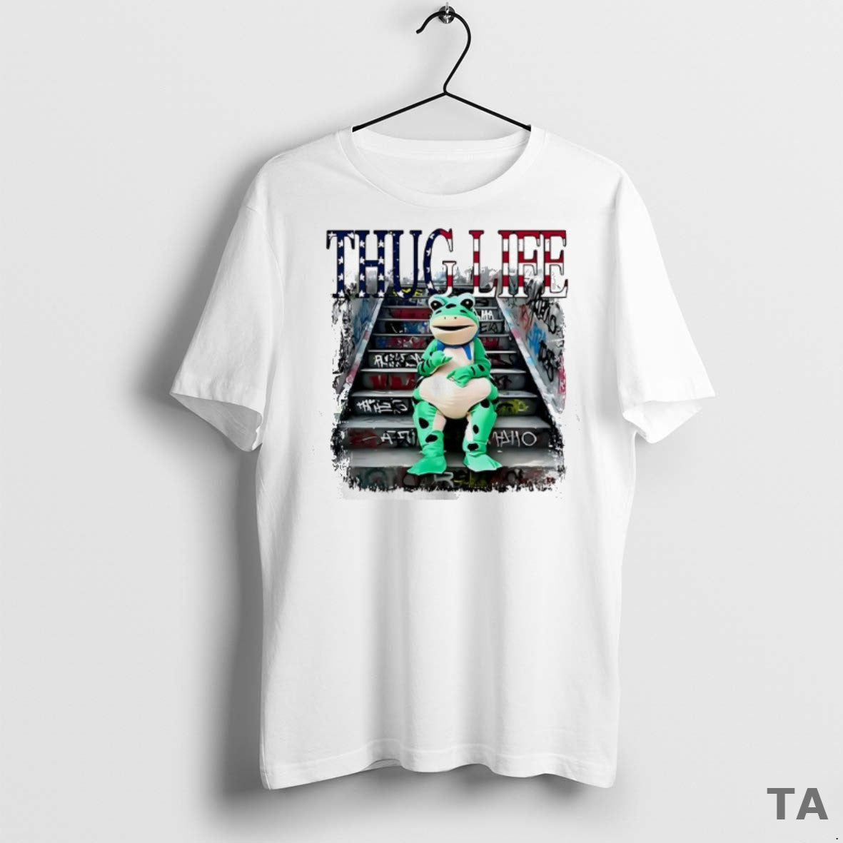 Top Thug Life Portland Frog Protest T Shirt Sweater