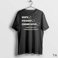 Top White Straight Conservative How Else Can I Offend You Today T Shirt Sweater