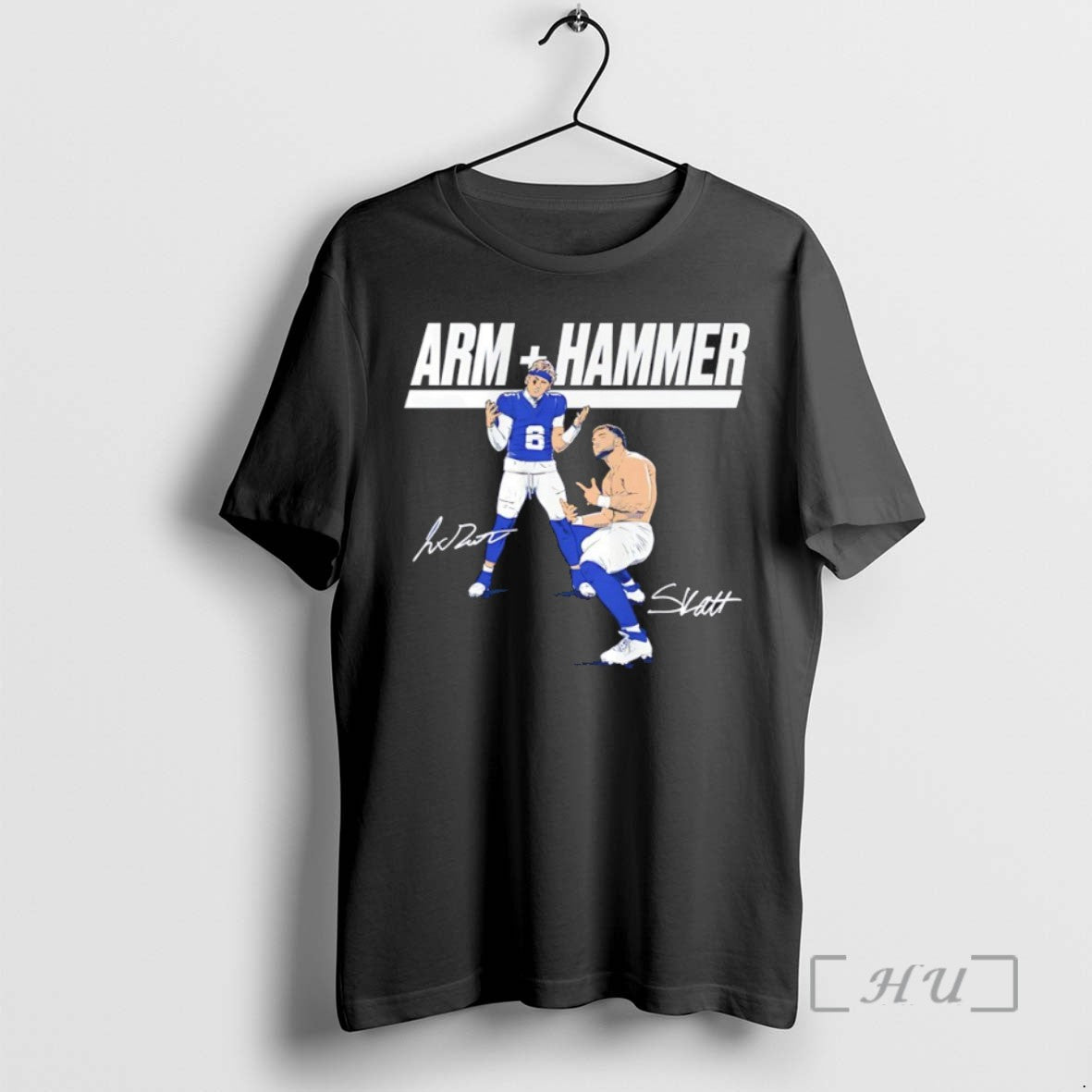 Trending Arm Hammer Jaxson Dart And Cam Skattebo Signatures Tee Shirt Sweater