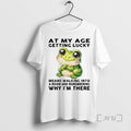 Trending Frog At My Age Getting Lucky Means Walking Into A Room Why Im There