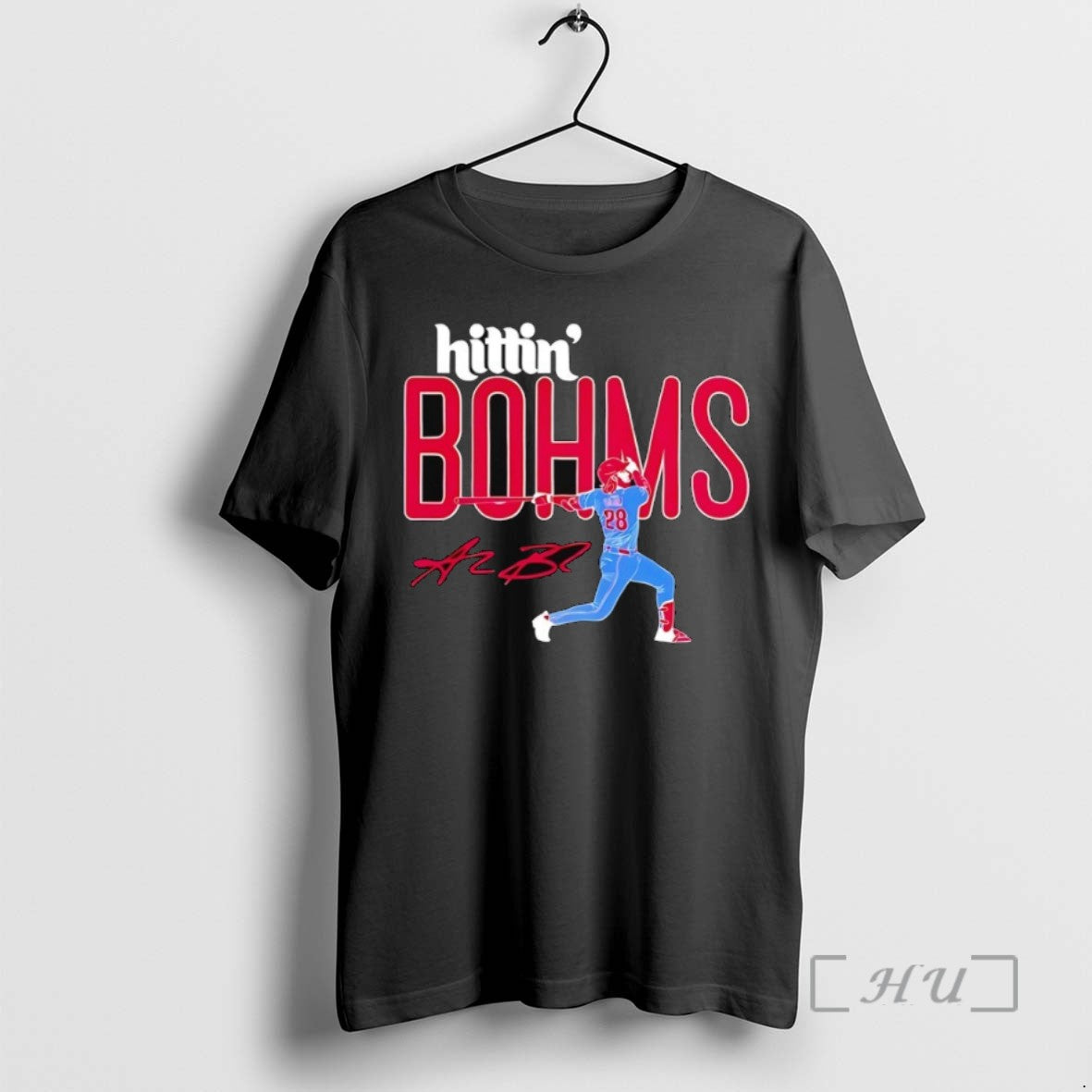 Trending Hittin Bohms Philadelphia Phillies Baseball Alec Bohm Signature Tee Shirt Sweater
