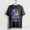 Trending New York Giants Bud Light 1925 Big Blue Football Helmet Tee Shirt Sweater