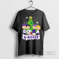 Trending Officials 2025 Kansas State Wildcats Peanuts With Friend Merry Christmas T Shirt Sweatshirt Hoodies