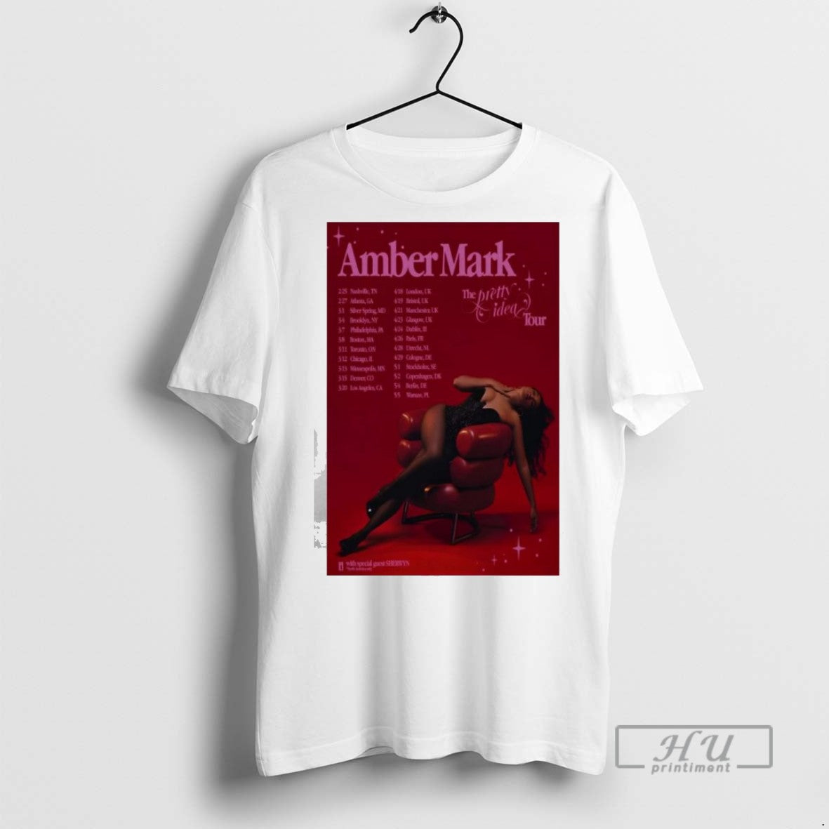 Trending Officials Amber Mark The Pretty Idea Tour 2026 T Shirt Sweatshirt Hoodies