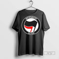 Trending Officials Anti Fascist Action Flag T Shirt Sweatshirt Hoodies