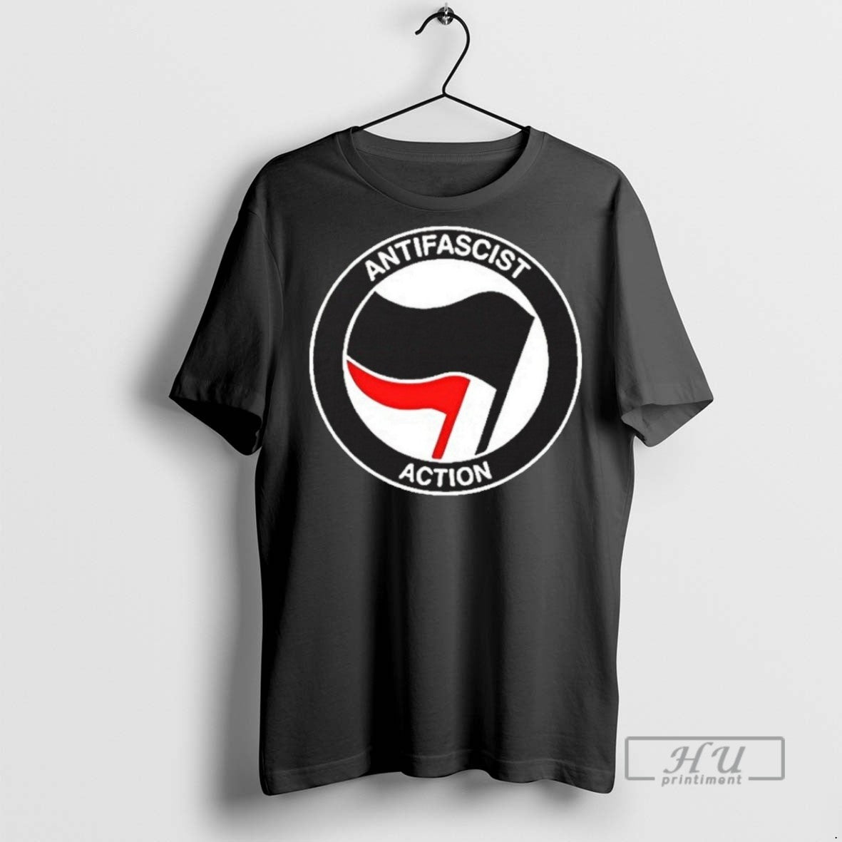 Trending Officials Anti Fascist Action Flag T Shirt Sweatshirt Hoodies