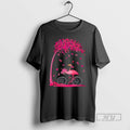 Trending Officials Breast Cancer Tree With Flamingo Cancer Survivor Awareness T Shirt Sweatshirt Hoodies