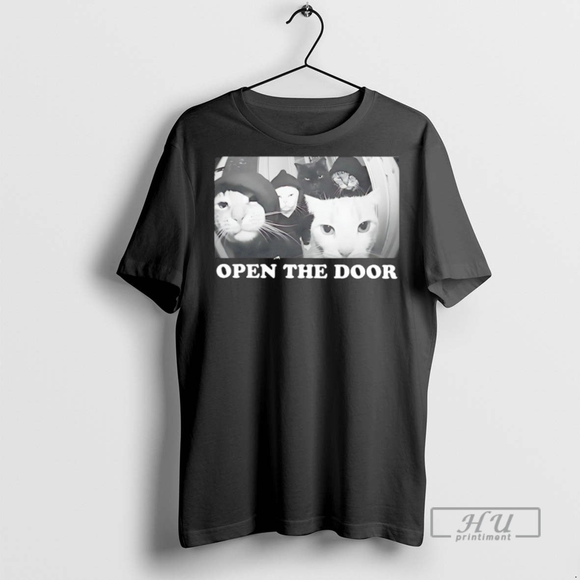 Trending Officials Cat Gang Open The Door Photo T Shirt Sweatshirt Hoodies