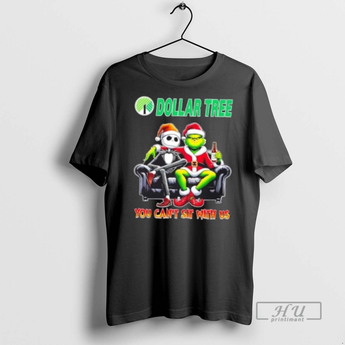 Trending Officials Dollar Tree X Grinch And Jack Skellington Happy Hallothankmas You Cant Sit With