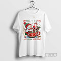 Trending Officials Im Fine Its Fine Just Having A Meltdown Snowman Christmas T Shirt