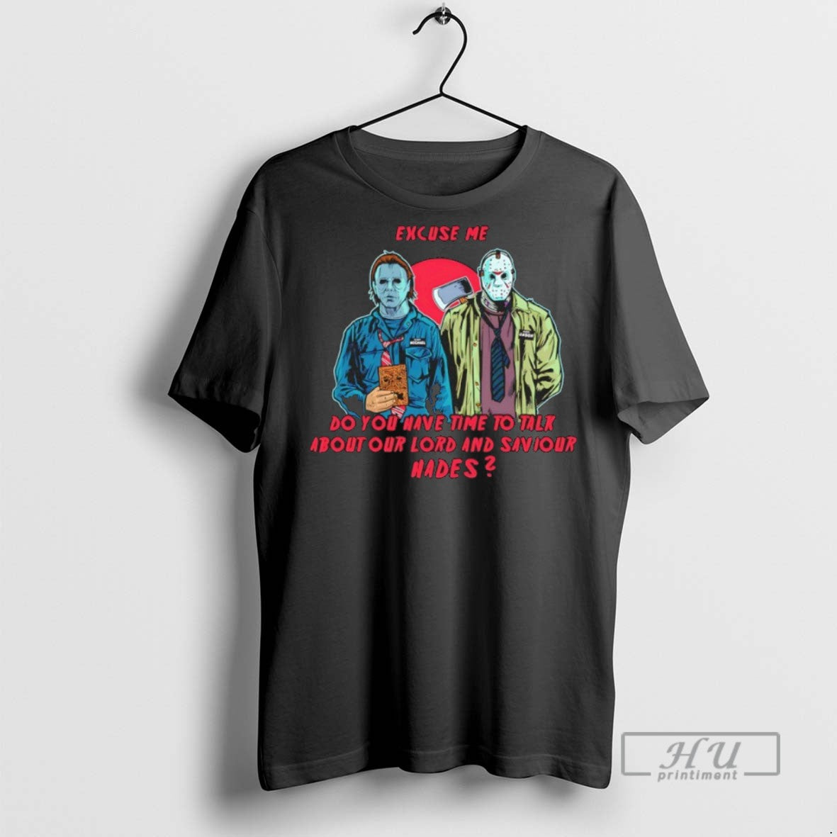 Trending Officials Jason Voorhees And Michael Myers Excuse Me Halloween T Shirt Sweatshirt Hoodies