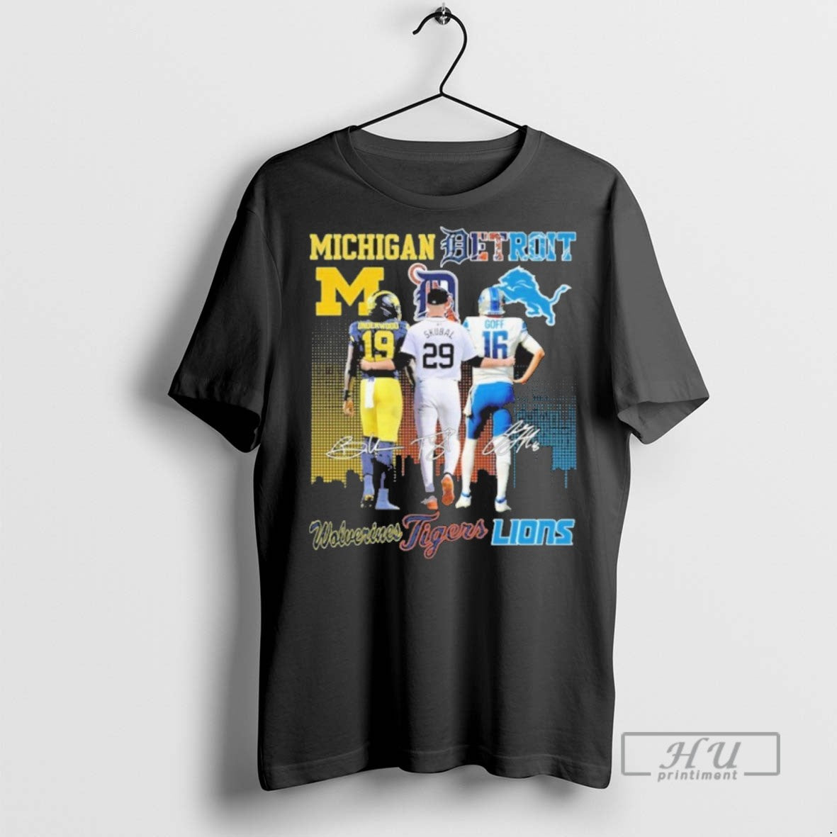 Trending Officials Michigan Detroit Underwood Skubal And Goff Signature T Shirt Sweatshirt Hoodies