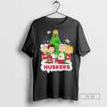 Trending Officials Nebraska Cornhuskers X The Peanuts Merry Christmas T Shirt Sweatshirt Hoodies