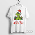 Trending Officials Resting Grinch Face T Shirt Sweatshirt Hoodies