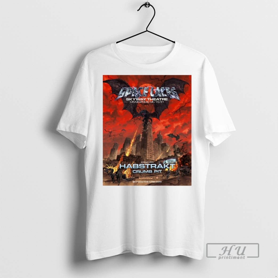 Trending Officials Space Laces Skyway Theatre October 31 2025 Minneapolis Minnesota Halloween T Shirt