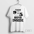 Trending Officials Them 9 To 5 Boys Inside Clock T Shirt Sweatshirt Hoodies