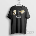 Trending Officials Toronto Blue Jays Vs Seattle Mariners 2025 Alcs Game Logo T Shirt