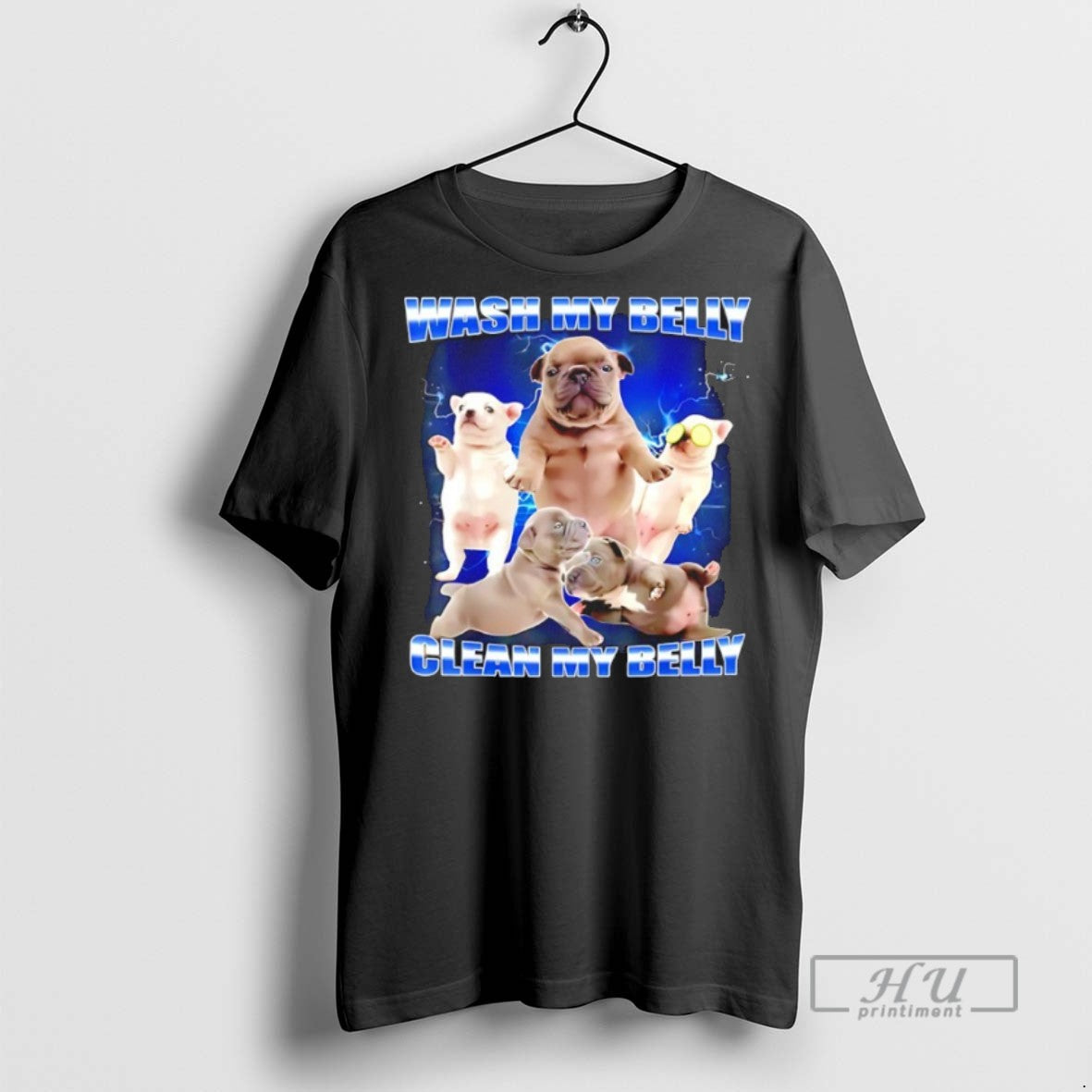 Trending Officials Wash My Belly Clean My Belly Baby Dog Graphic T Shirt Sweatshirt Hoodies