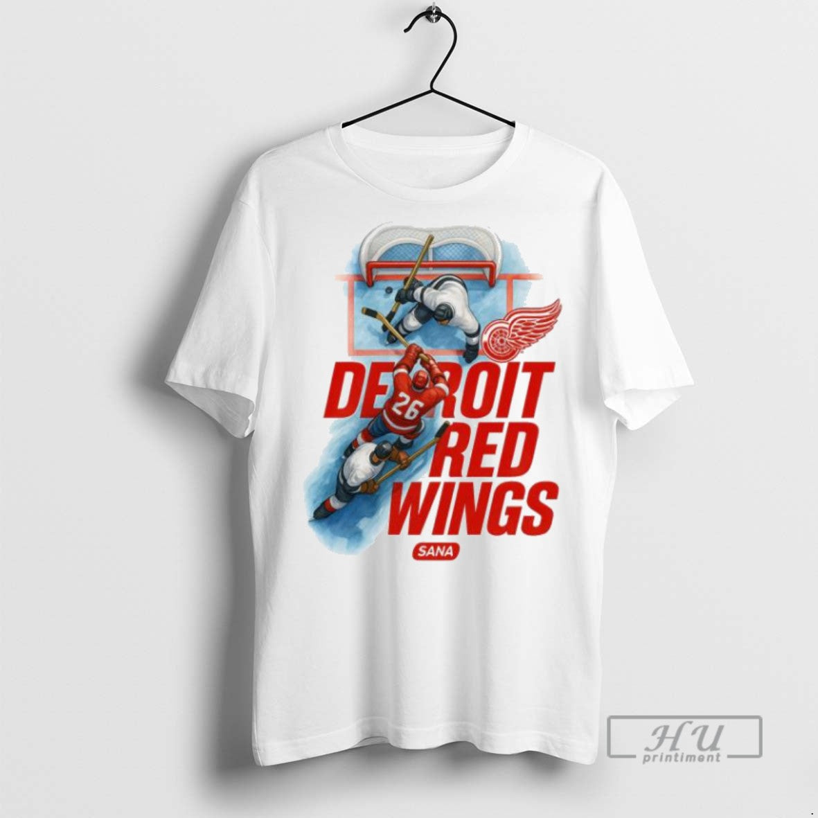 Trending Officials Sana X Red Wings Merch Men T Shirt Sweatshirt Hoodies