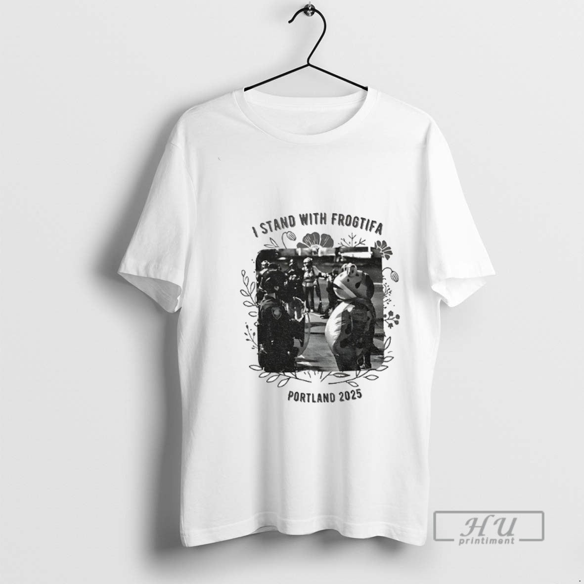 Trending Portland Frog I Stand With Frogtifa Portland 2025 Political Graphic Tee Shirt Sweatshirt Hoodies