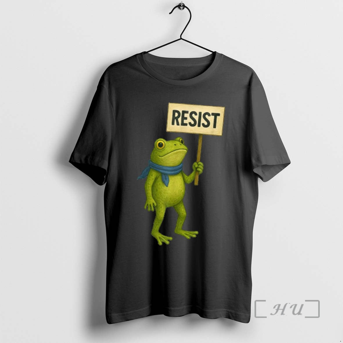 Trending Portland Frog Protest Resist Sign Tee Shirt Sweater