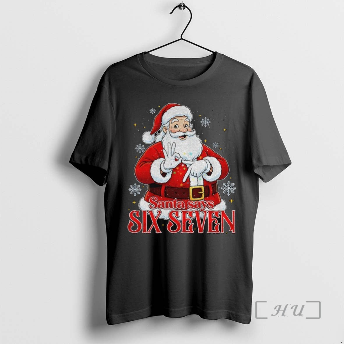 Trending Santa Claus Santa Says Six Seven Merry Christmas 2025
