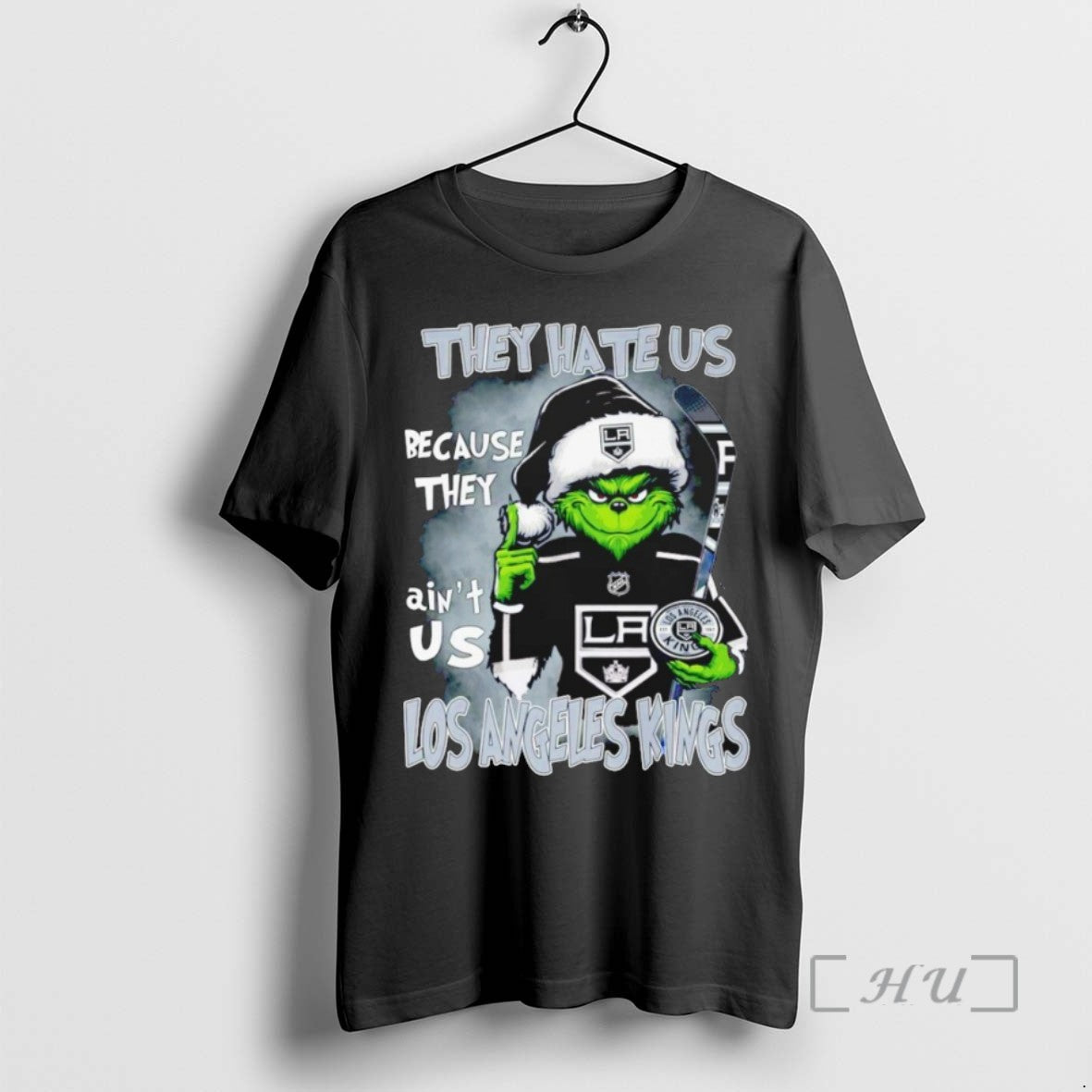 Trending The Grinch They Hate Us Because They Aint Us Los Angeles Kings T Shirts