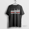 Trending Toronto Blue Jays 2025 Mlb Players Names City Skyline Graphic Tee Shirt Sweatshirt Hoodies