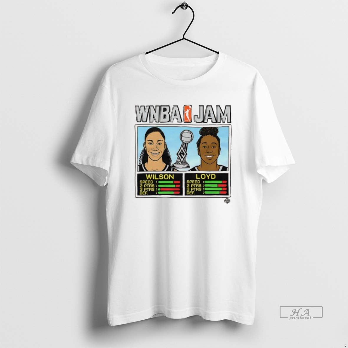 Trendy Aja Wilson And Jewell Loyd Las Vegas Aces Wnba Jam 2025 Champs