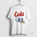Trendy Chicago Cubs Victory Milwaukee Brewers Spilled Beer Mens White Tee