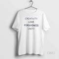 Trendy Creativity Love Forgiveness Unity