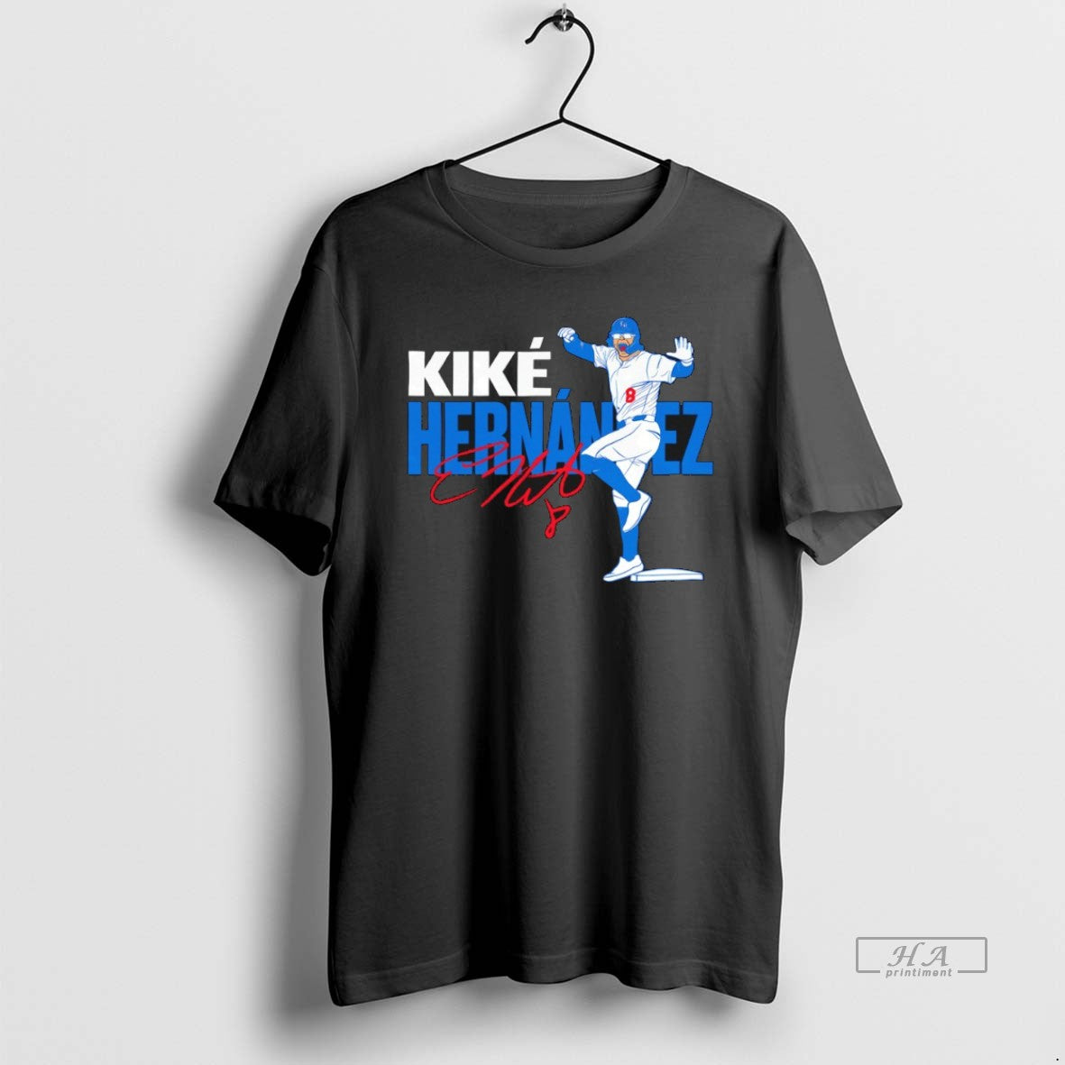 Trendy Kike Hernandez Los Angeles Dodgers Baseball Signature