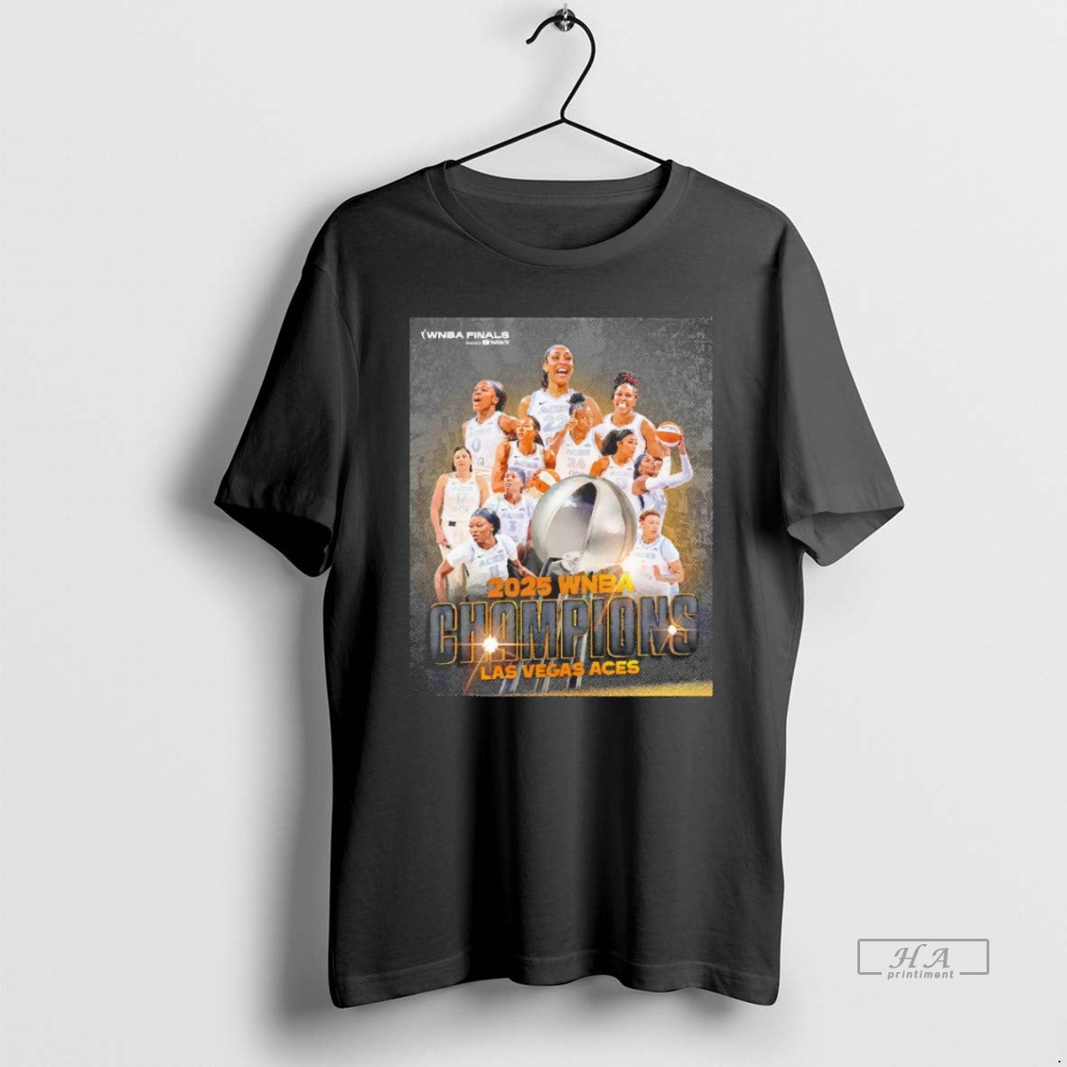 Trendy Las Vegas Aces 2025 Wnba Finals Champions Player Team Blackshirt