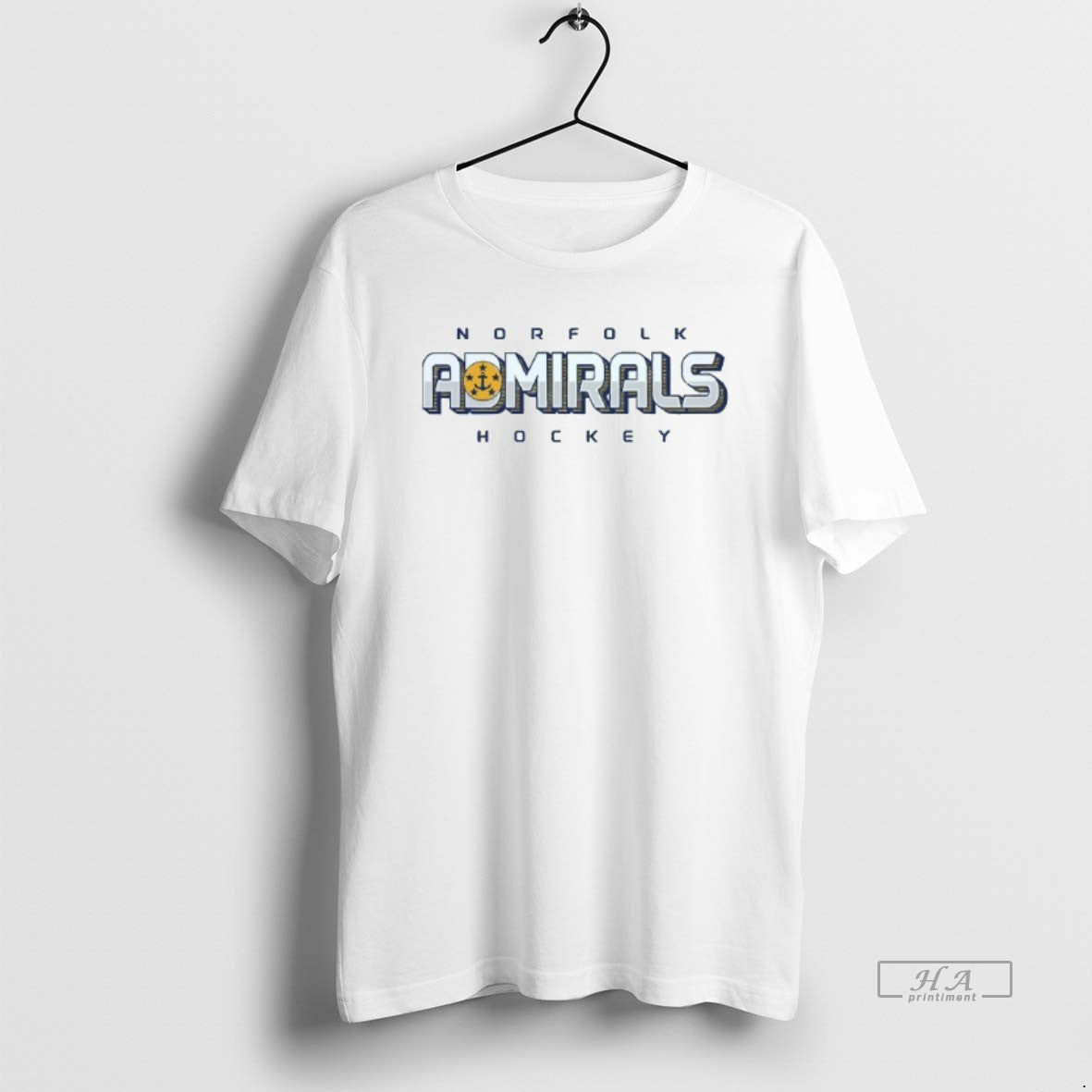 Trendy Norfolk Admirals Hockey White Tee