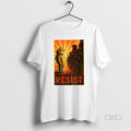 Trendy Resist Portland Frog Protest Anti Fascism Fuck Ice No Kings Day Vintage