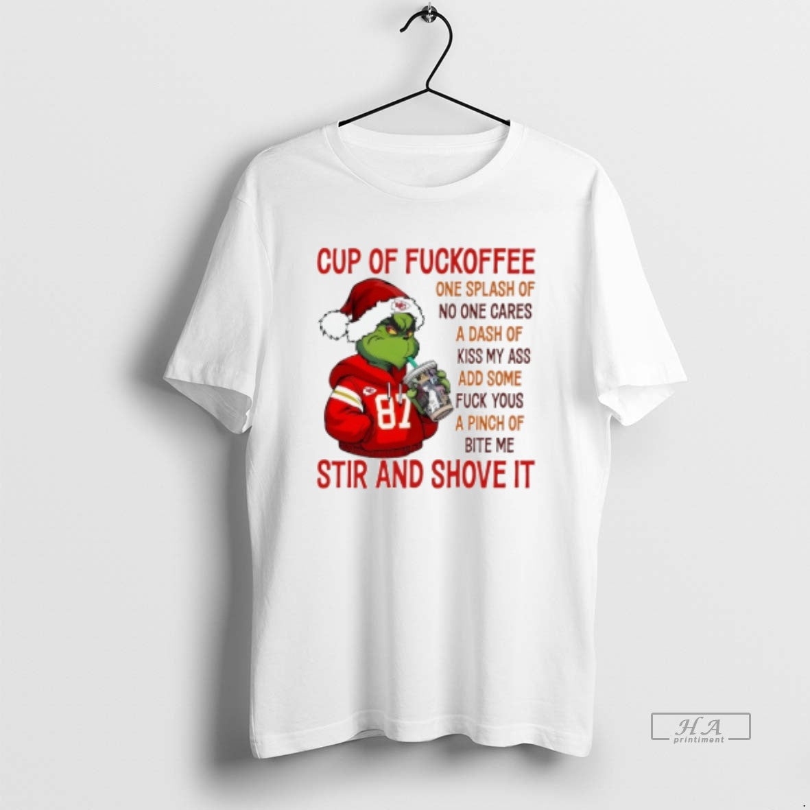 Trendy The Grinch Kansas City Chiefs Cup Of Fuckoffee One Splash Of No One Cares