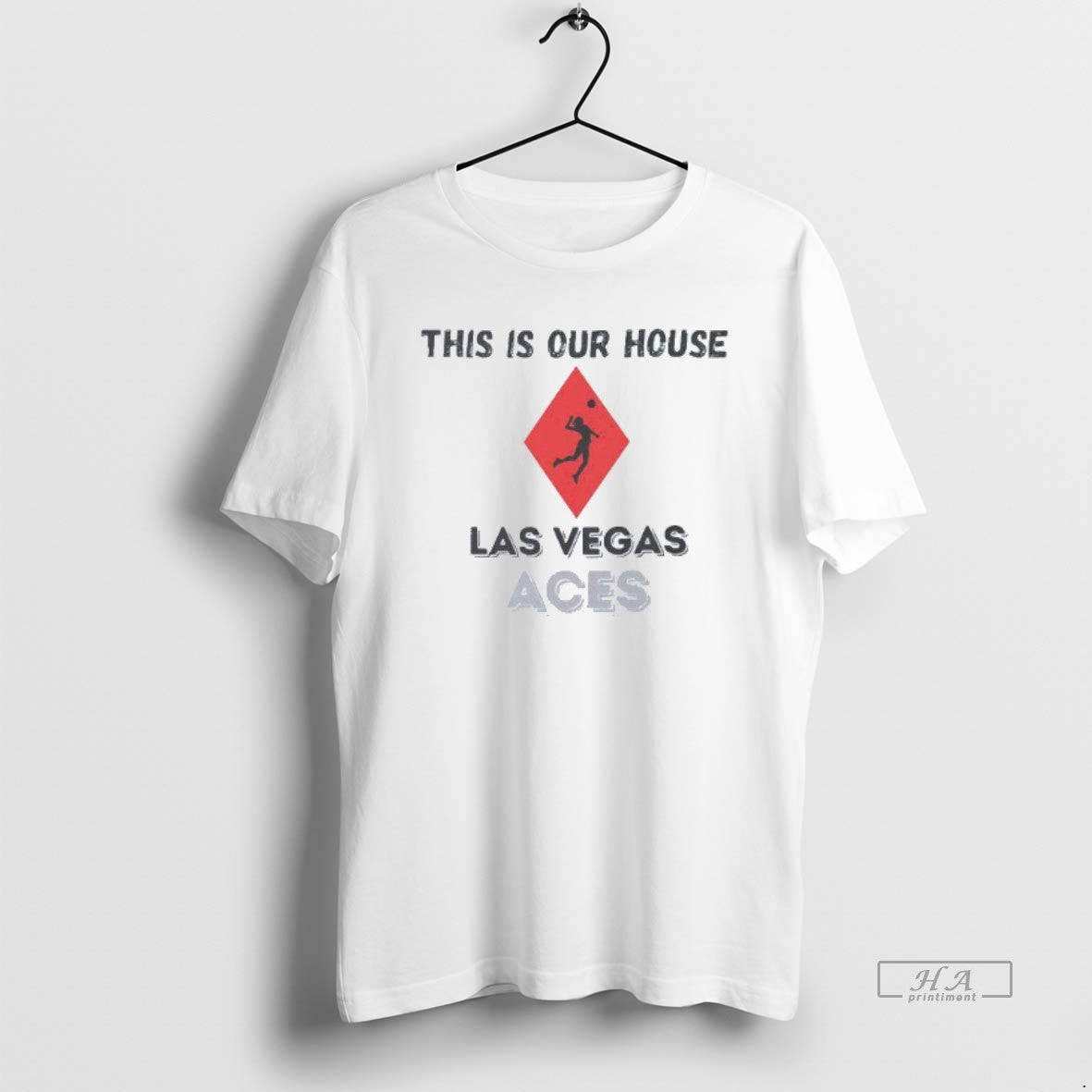 Trendy This Is Our House Las Vegas Aces Mens White Tee