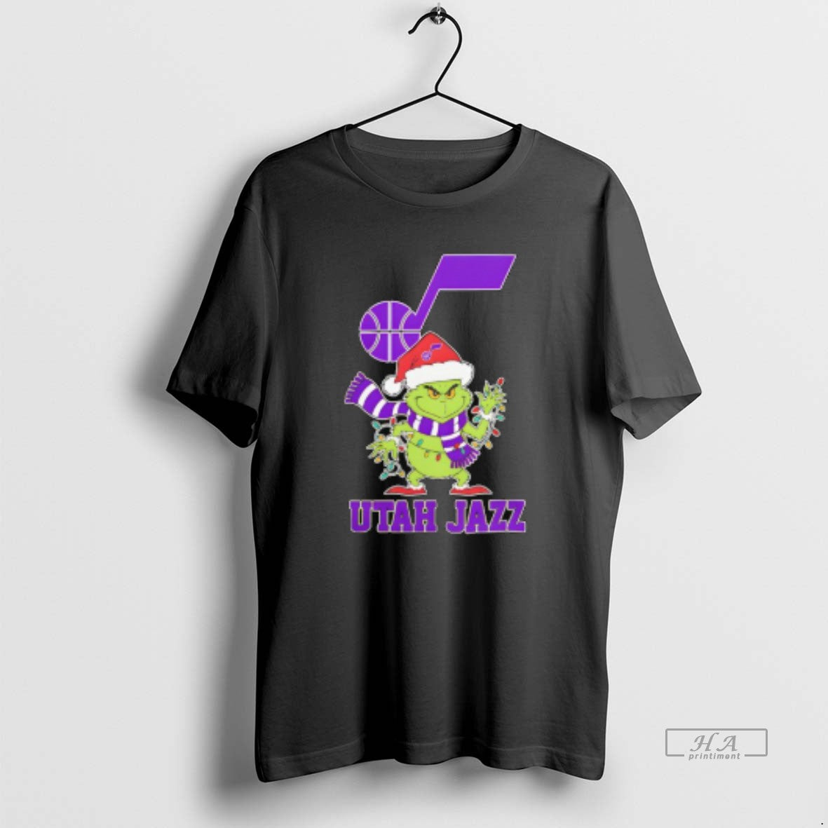Trendy Utah Jazz Christmas Grinch Santa Holiday