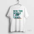 Trendy Win The Whole Fing Thing Seattle Mariners Baseball Playoff Mens White Tee