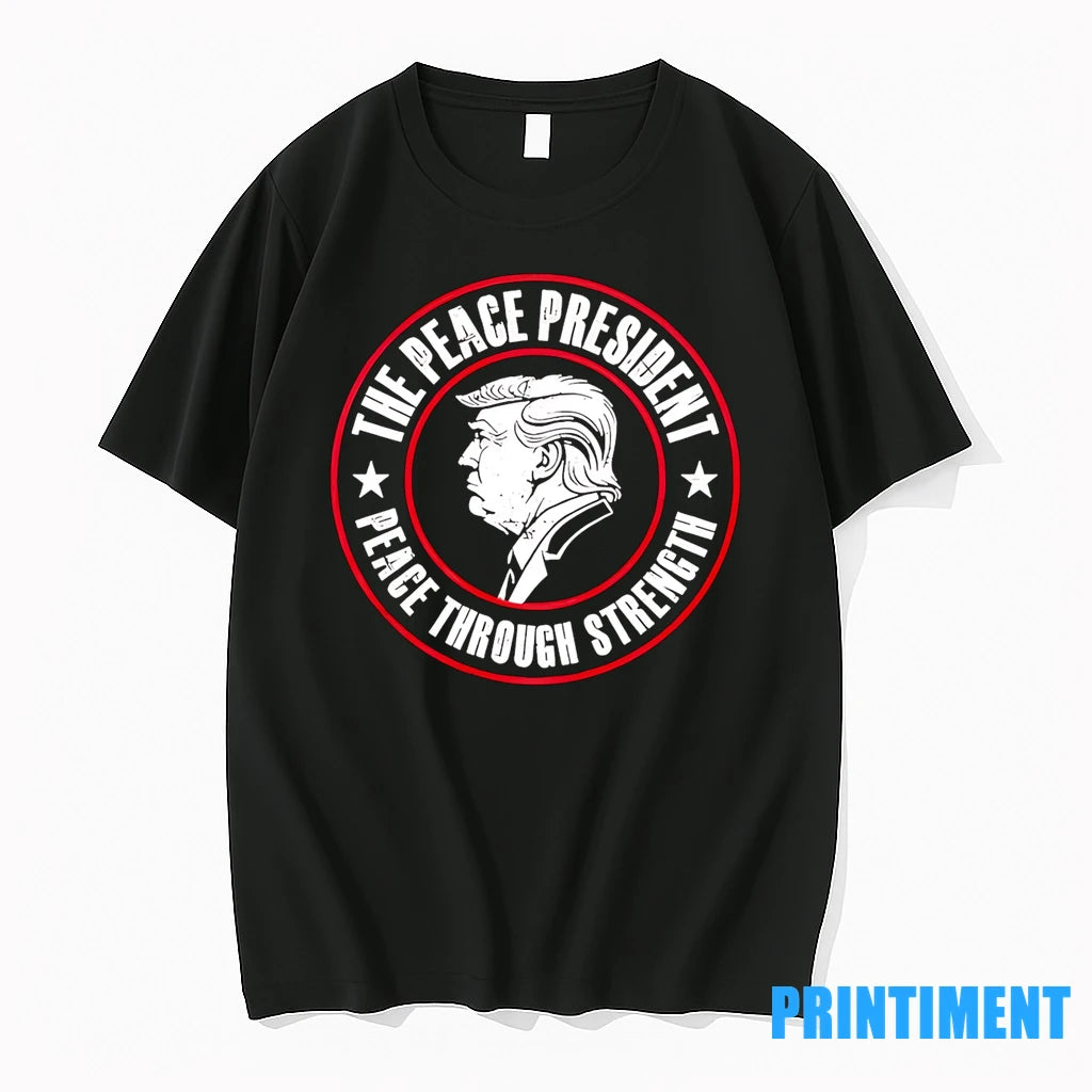 Trump The Peace President Peace Through Strength Tshirts Sweater