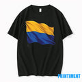 Ukrainian Flag Waving In The Wind Tshirts Sweater