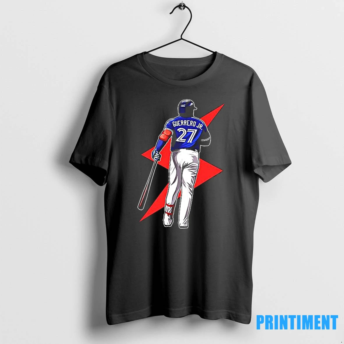 Vladimir Guerrero 27 Baseball Lighting Toronto Blue Jays Tshirts Sweater